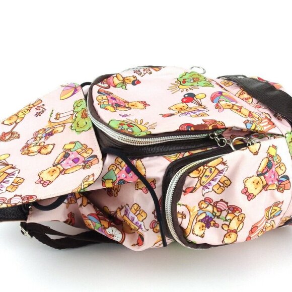 SELLECTION Backpack Â· Daypack Pink Brown Silver Women Authentic secondhand